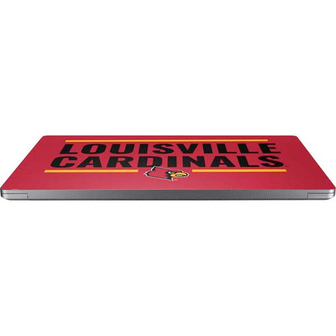 University of Louisville Cardinals Striped Laptop Skins